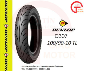 Lốp Dunlop D307 90/100 - 10 53J TL