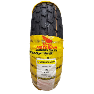 Lốp Dunlop K180 130/90 - 10 61J TL