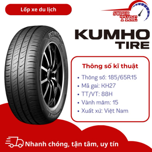 Lốp Kumho 185/65R15 KH27