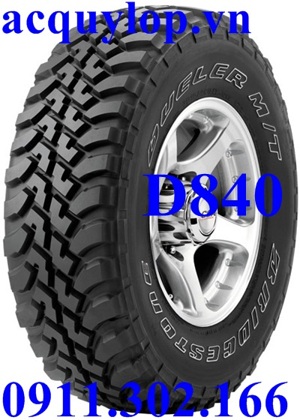 Lốp vỏ xe ô tô Bridgestone 245/70R16 D840 Thái Lan