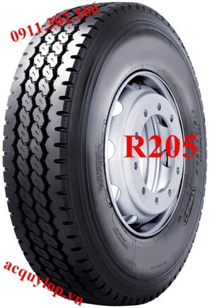 Lốp vỏ xe ô tô Bridgestone 700R16 12PR R205 Nhật