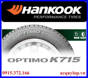 Lốp vỏ xe ô tô Hankook 155/65R14 4PR K715 Hàn Quốc