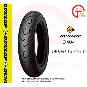 Lốp xe Dunlop 140.90-16 D404 TL 71H