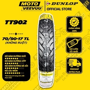 Lốp xe máy Dunlop 70/90-17 TT902