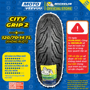 Lốp/Vỏ xe máy Michelin 120/70-14 City Grip 2