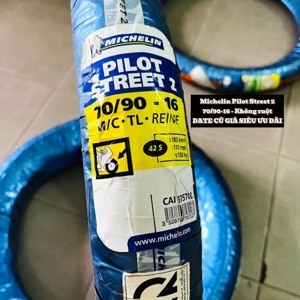 Lốp/vỏ xe máy Michelin 70/90-16 Pilot Street 2