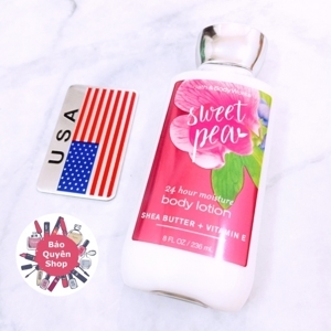 Lotion dưỡng da Bath & Body Works Sweet Pea 236ml