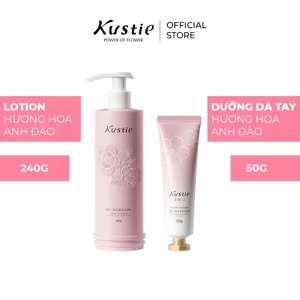 Lotion dưỡng thể hoa anh đào Kustie Cherry Blossom 220ml