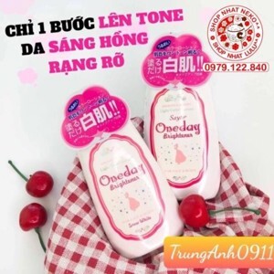 Lotion dưỡng trắng da Oneday Whitener