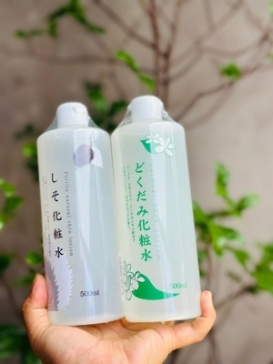 Lotion trị mụn chiết xuất từ rau diếp cá Dokudami 500ml