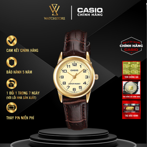 Đồng hồ nữ Casio LTP-V001GL - màu 1BUDF, 7BUDF, 9BUDF