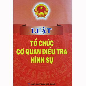 Luật tổ chức cơ quan điều tra hình sự