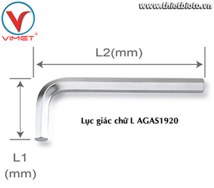 Lục giác chữ L Toptul AGAS1920