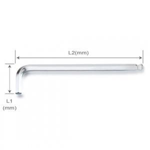 Lục giác L đầu bi TOPTUL AGBL0614