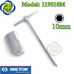 Lục giác t 10mm cán trượt Kingtony 119510M