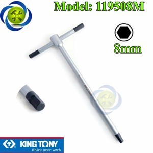 Lục giác t 8mm cán trượt Kingtony 119508M