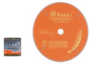 Lưỡi cắt gỗ + nhôm Asaki AK-8699 (16″/120T)