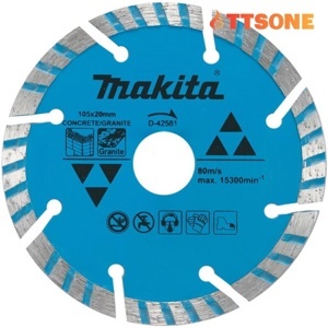 Lưỡi cắt kim cương 105mm Makita D-42581