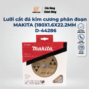 Lưỡi cắt kim cương Makita D-44286, 180 x 1.6 x 22.2mm