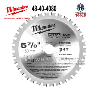 Lưỡi cắt kim loại Milwaukee 34T 149mm 48-40-4080