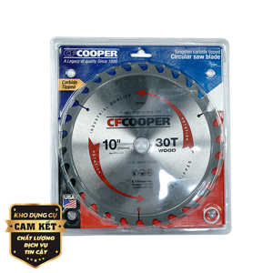 Lưỡi cưa gỗ 255mm x 30T CFCooper SW10030