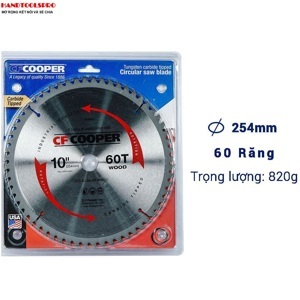 Lưỡi cưa gỗ 255mm x 60T CFCooper SW10060