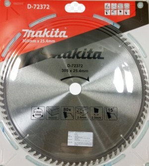 Lưỡi cưa gỗ 305x25.4x80T Makita D-72372