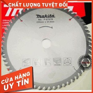 Lưỡi cưa gỗ hợp kim 60 răng Makita P-67979 230mm