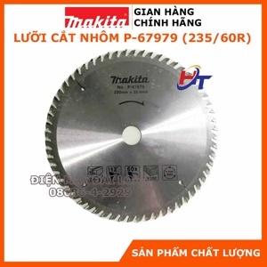 Lưỡi cưa gỗ hợp kim 60 răng Makita P-67979 230mm