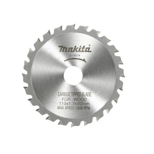 Lưỡi cưa gỗ hợp kim Makita D-15578, 110 x 24T x 20mm