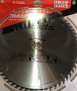 Lưỡi cưa gỗ Makita D-72366 (305x25.4x60T)