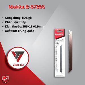 Lưỡi cưa kiếm cắt gỗ xanh 225mm Makita B-57386 (Vĩ 5 lưỡi)