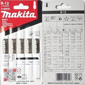 Lưỡi cưa lộng gỗ B12 Makita A-85640