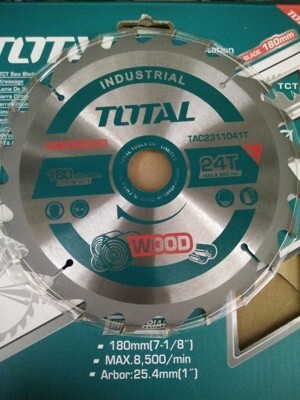 Lưỡi cưa TCT Total TAC2311041T - 180mm, 24 răng