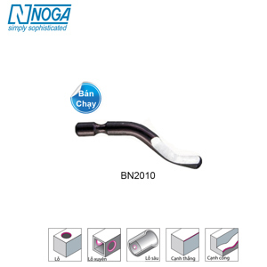 Lưỡi dao gọt bavia phủ TiN Noga BN2010