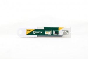 Lưỡi dao rọc thẳng thép SK2 18mm Sata 93433A