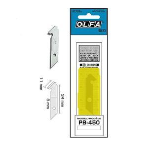 Lưỡi dao tungsten cắt nhựa và formica Olfa PB-450 hộp 5 lưỡi