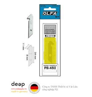 Lưỡi dao tungsten cắt nhựa và formica Olfa PB-450 hộp 5 lưỡi