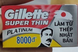 Lưỡi lam Gillette Super Thin hộp 6 lưỡi