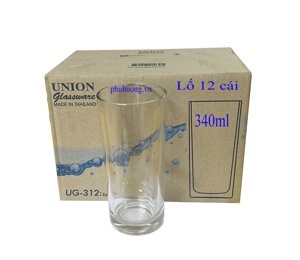 Ly cao trắng đế bằng Union Glass UG312