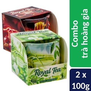 Ly nến thơm tinh dầu Bartek Royal Tea 100g QT025833 - trà hoàng gia