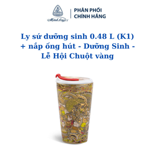 Ly sứ dưỡng sinh 0.48 L – Lễ hội Chuột Vàng