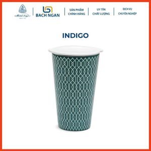 Ly sứ dưỡng sinh 0.48L + nắp Indigo