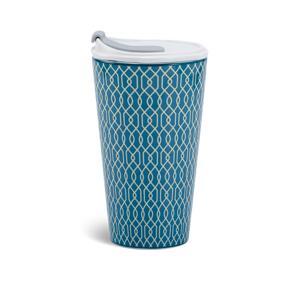Ly sứ dưỡng sinh 0.48L + nắp Indigo