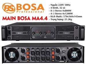 Main 4 kênh Bosa MA-4.4