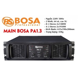 Main công suất Bosa PA 1.3