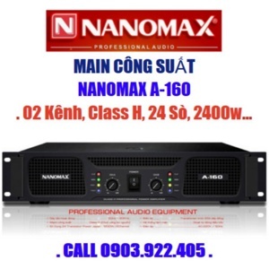 Main đẩy công suất Nanomax A-160