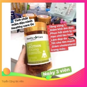 Mầm đậu nành HealthyCare Super Lecithin 1200mg