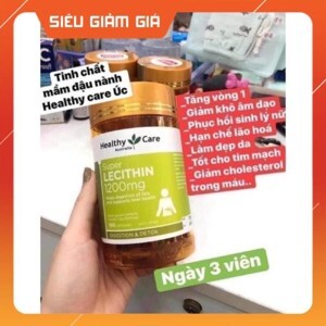 Mầm đậu nành HealthyCare Super Lecithin 1200mg