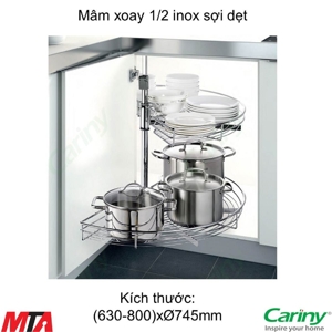 Mâm xoay Cariny MX-180D